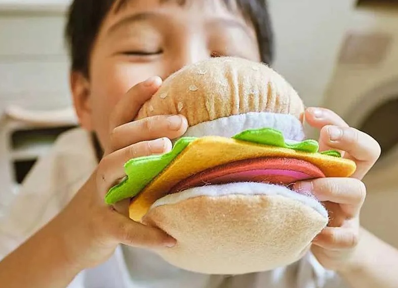 🍔 Фетровый гамбургер