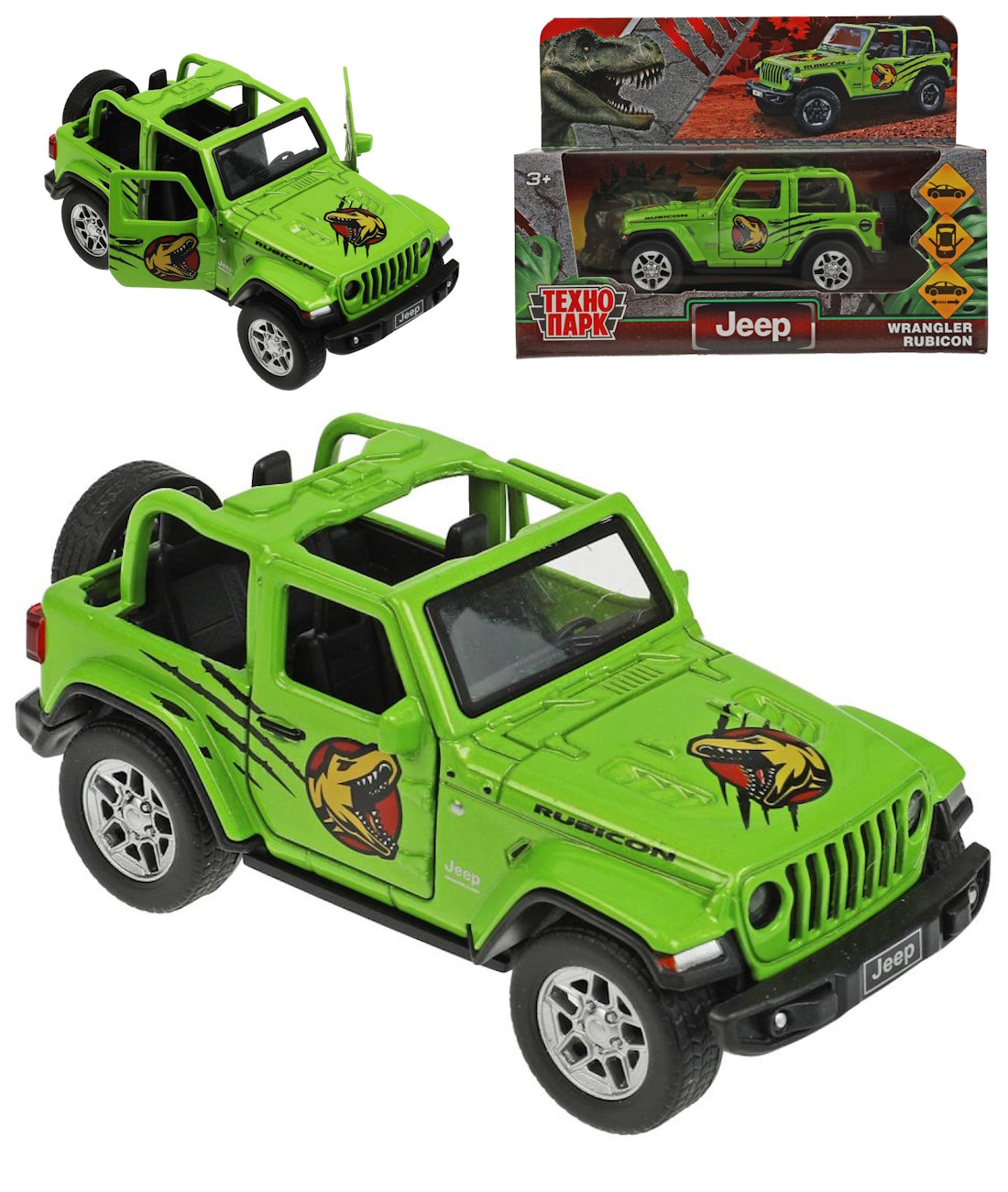 Моделька Jeep Wrangler Rubicon 