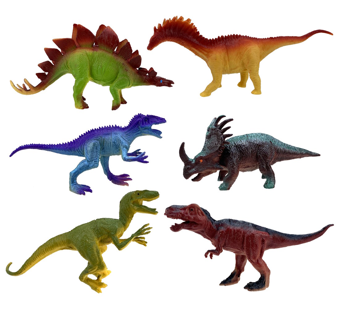 Набор из 6 мини открыток «Динозавры», 16 × 24 см