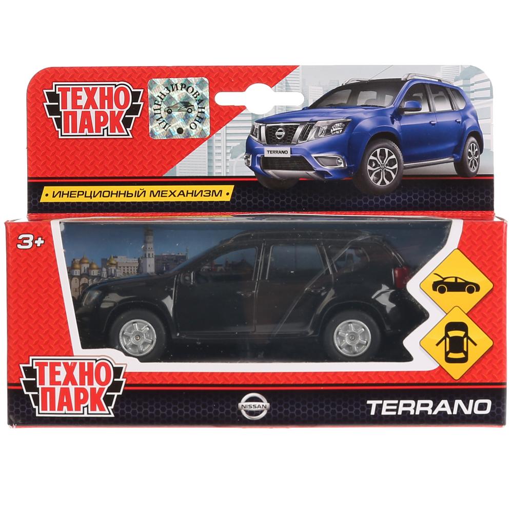 Моделька Nissan Terrano, инерционная, металлическая, открываются двери, 12  см., цвет: ЧЕРНЫЙ купить в интернет магазине Растишка