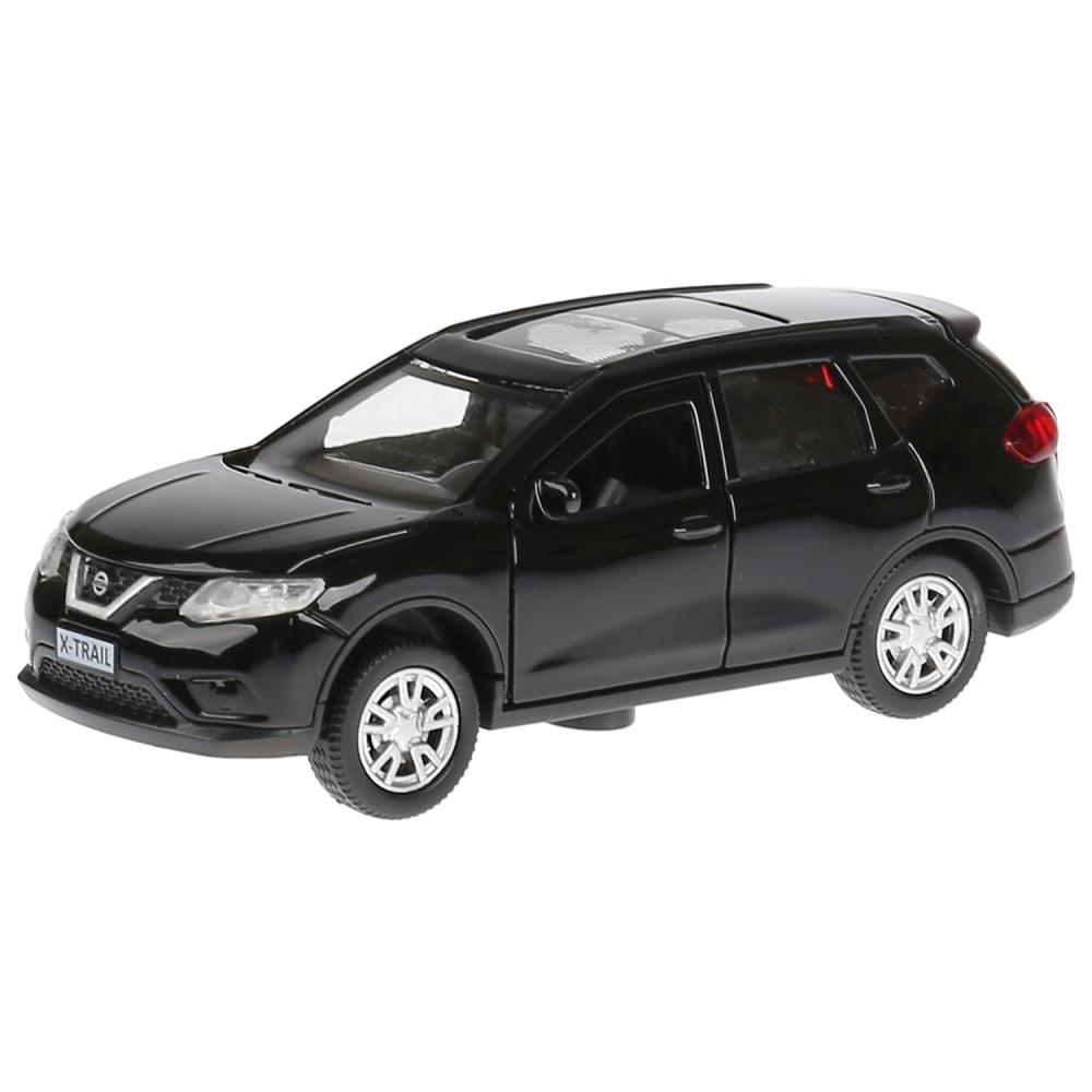 Моделька NISSAN X-TRAIL, инерционная, металлическая, открываются двери, 12  см., цвет: ЧЕРНЫЙ купить в интернет магазине